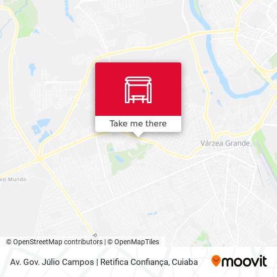 Av. Gov. Júlio Campos | Retifica Confiança map