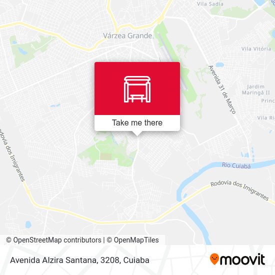 Avenida Alzira Santana, 3208 map