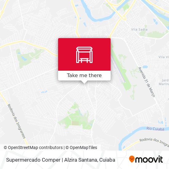 Supermercado Comper | Alzira Santana map