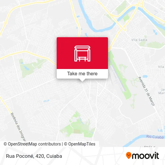 Rua Poconé, 420 map