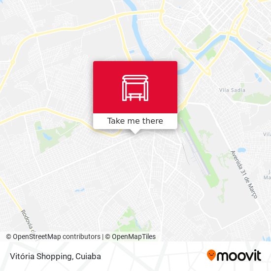 Vitória Shopping map