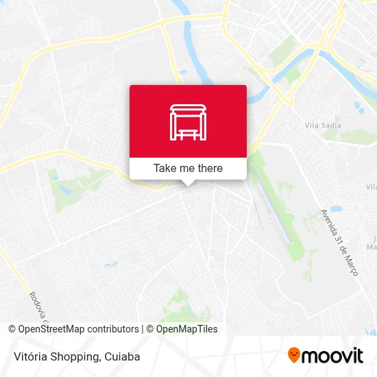 Vitória Shopping map