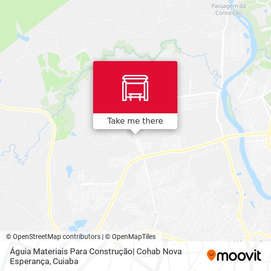 Águia Materiais Para Construção| Cohab Nova Esperança map