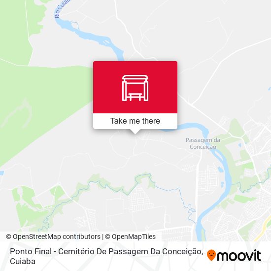 Ponto Final - Cemitério De Passagem Da Conceição map