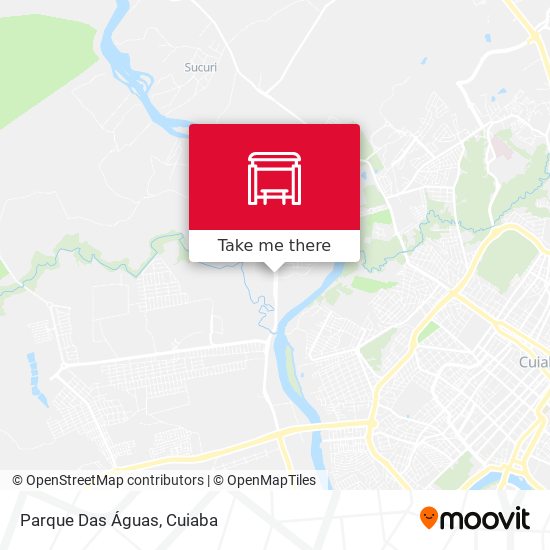 Parque Das Águas map