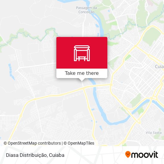 Diasa Distribuição map