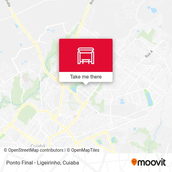Ponto Final - Ligeirinho map