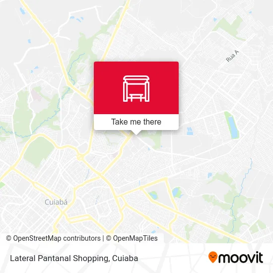 Lateral Pantanal Shopping map