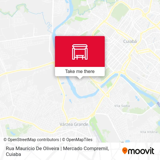Rua Maurício De Oliveira | Mercado Compremil map