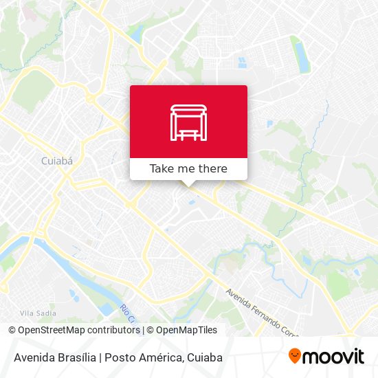 Mapa Avenida Brasília | Posto América