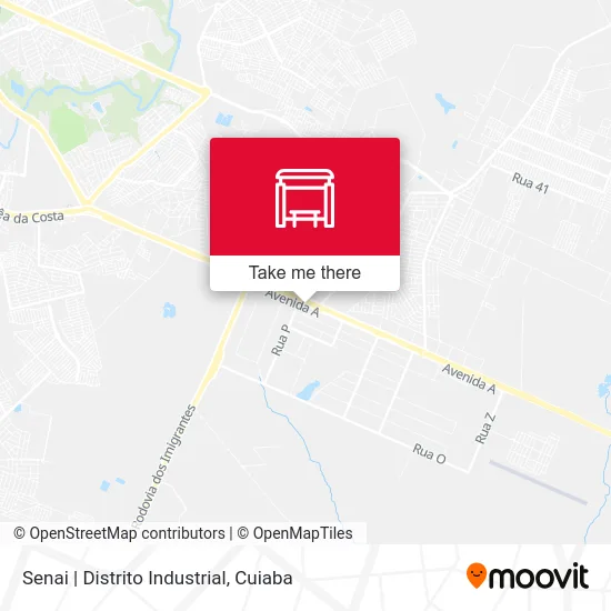 Senai | Distrito Industrial map