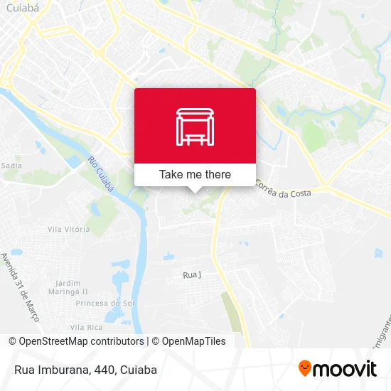 Rua Imburana, 440 map