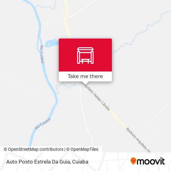 Mapa Auto Posto Estrela Da Guia