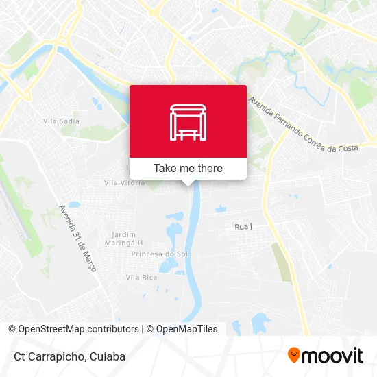 Ct Carrapicho map