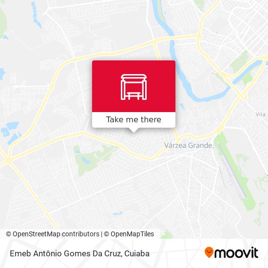 Emeb Antônio Gomes Da Cruz map