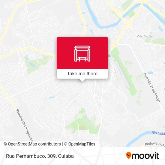 Rua Pernambuco, 309 map