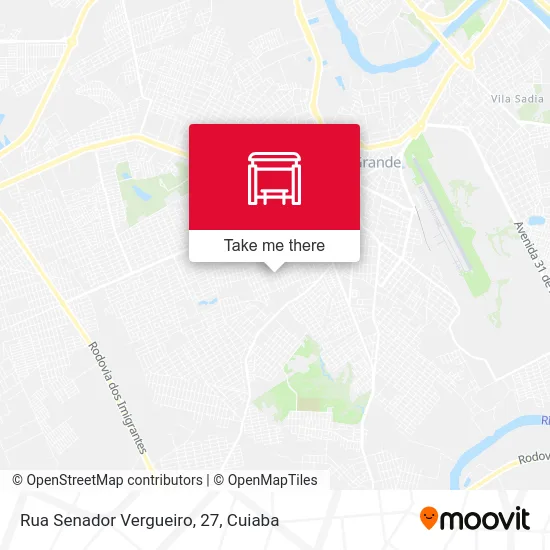 Rua Senador Vergueiro, 27 map