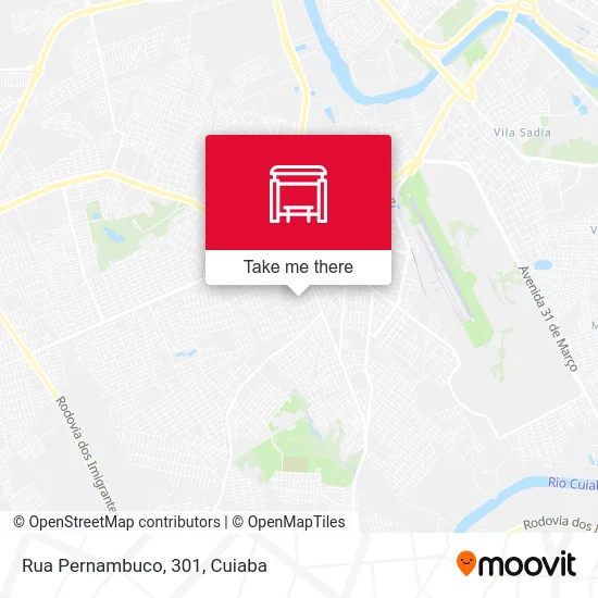 Rua Pernambuco, 301 map