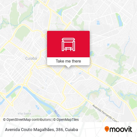 Avenida Couto Magalhães, 386 map