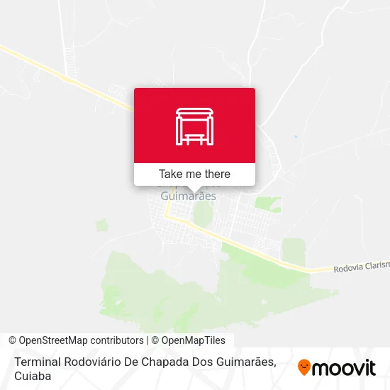 Terminal Rodoviário De Chapada Dos Guimarães map