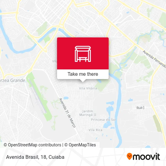 Avenida Brasil, 18 map