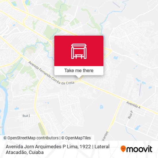 Avenida Jorn Arquimedes P Lima, 1922 | Lateral Atacadão map