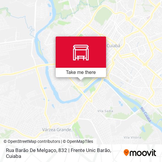 Rua Barão De Melgaço, 832 | Frente Unic Barão map