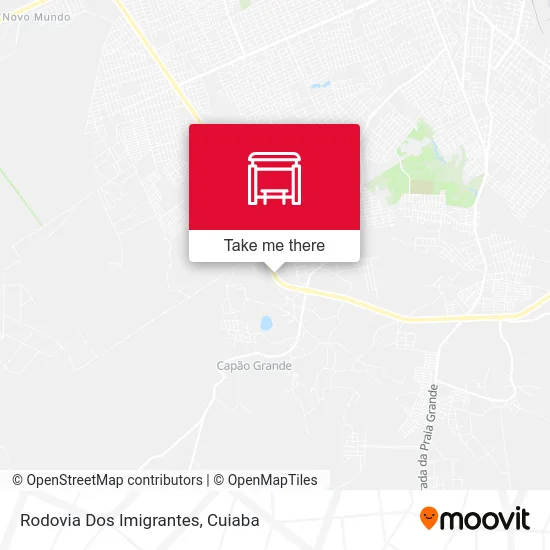 Rodovia Dos Imigrantes map