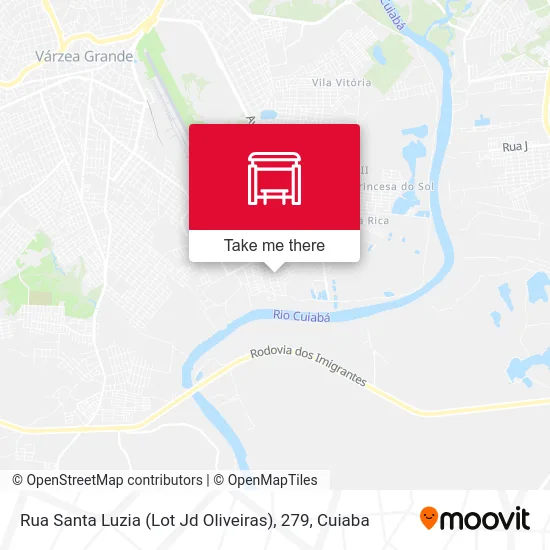 Rua Santa Luzia (Lot Jd Oliveiras), 279 map