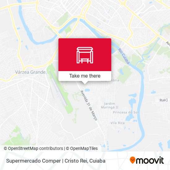 Supermercado Comper | Cristo Rei map