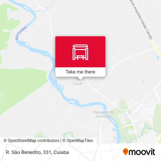 R. São Benedito, 331 map