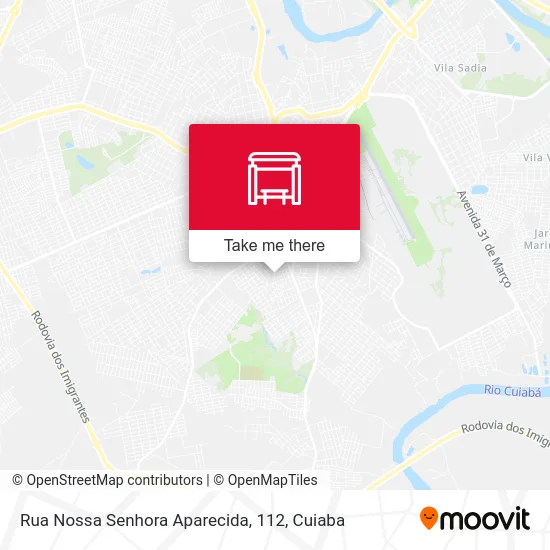 Rua Nossa Senhora Aparecida, 112 map