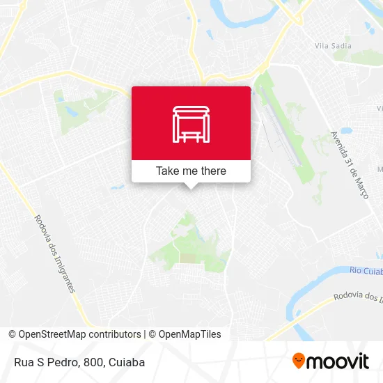 Rua S Pedro, 800 map