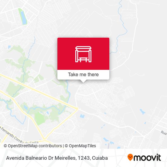 Mapa Avenida Balneario Dr Meirelles, 1243