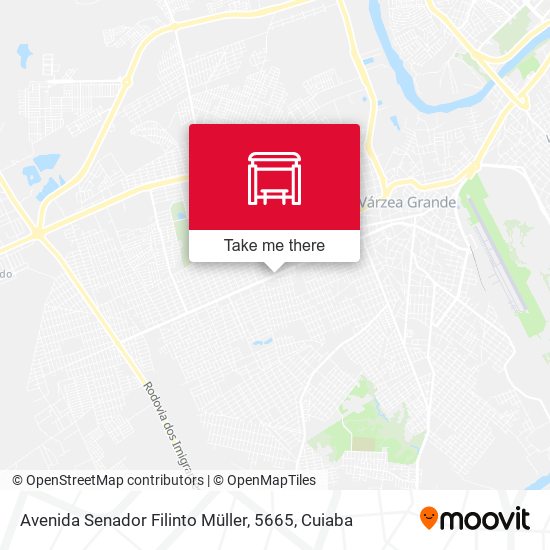 Avenida Senador Filinto Müller, 5665 map