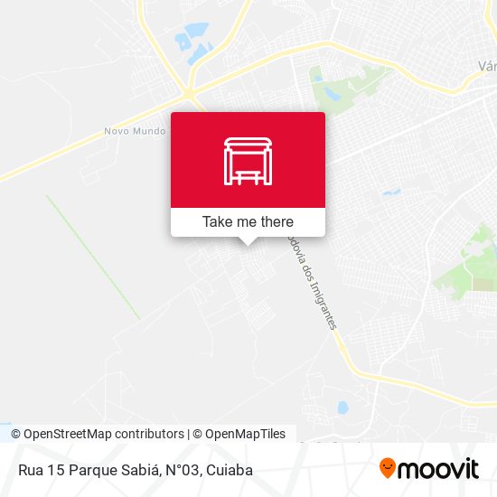 Rua 15 Parque Sabiá, N°03 map