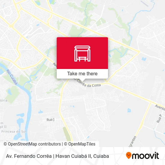 Av. Fernando Corrêa | Havan Cuiabá II map