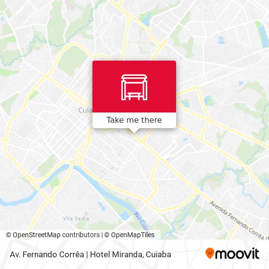 Av. Fernando Corrêa | Hotel Miranda map