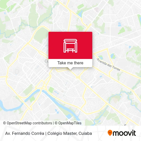 Av. Fernando Corrêa | Colégio Master map