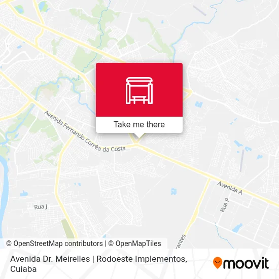 Avenida Dr. Meirelles | Rodoeste Implementos map