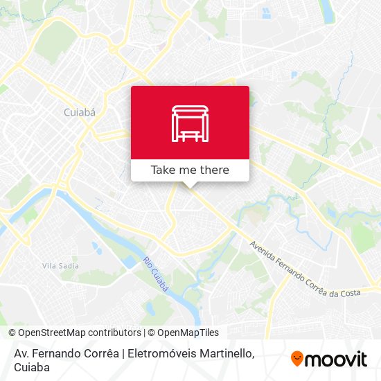 Av. Fernando Corrêa | Eletromóveis Martinello map