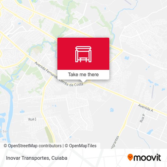 Inovar Transportes map