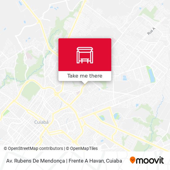 Mapa Av. Rubens De Mendonça | Frente A Havan