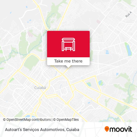Mapa Autoart's Serviços Automotivos
