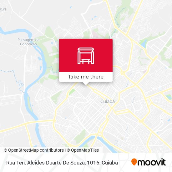 Rua Ten. Alcides Duarte De Souza, 1016 map