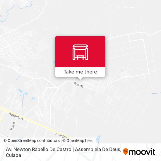 Av. Newton Rabello De Castro | Assembleia De Deus map
