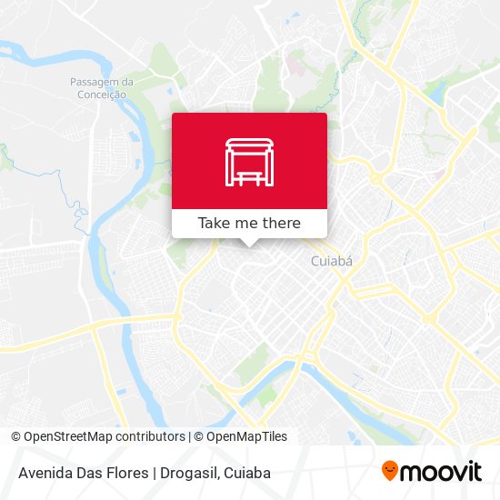 Mapa Avenida Das Flores | Drogasil