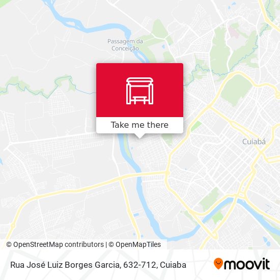 Mapa Rua José Luiz Borges Garcia, 632-712