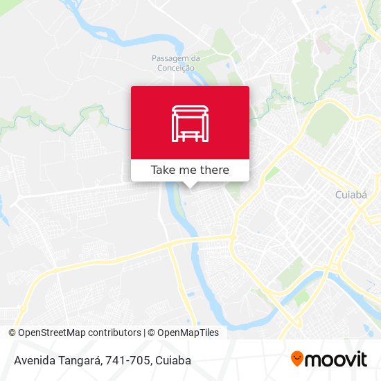 Avenida Tangará, 741-705 map
