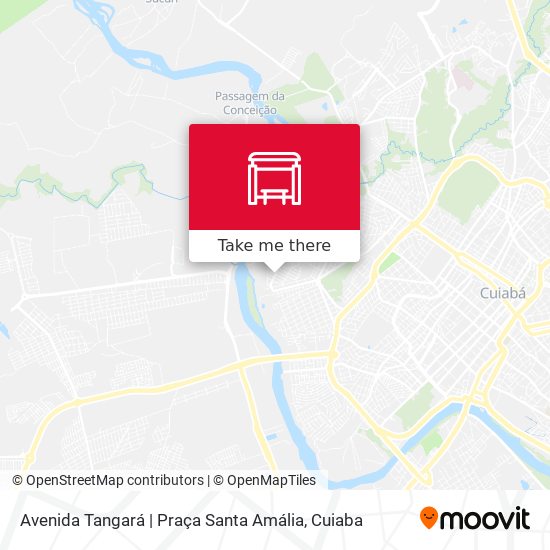 Avenida Tangará | Praça Santa Amália map